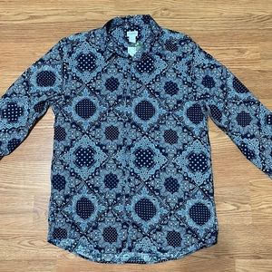 H&M Conscious collection button down shirt size M